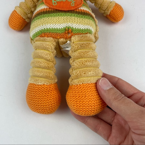 Maison Chic Yellow Orange Brown Lion Tooth Fairy Plush Stuffed Animal Toy - Picture 4 of 7